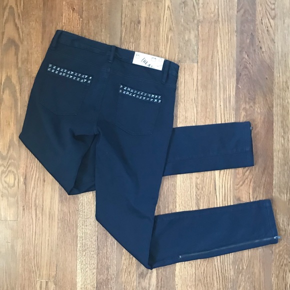 Blank NYC Studded Ankle Zip Pants - Picture 3 of 6